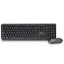 NGS Serenity Kit Teclado y Ratón Inalámbricos Negro QWERTY Español